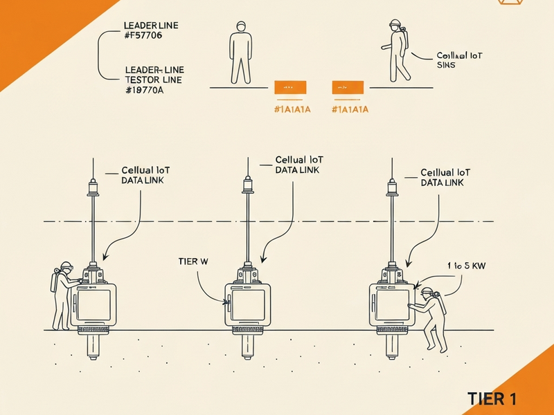 Tier 1 scout unit: flexible-foil vertical-axis turbine on seabed anchor with cellular IoT telemetry module